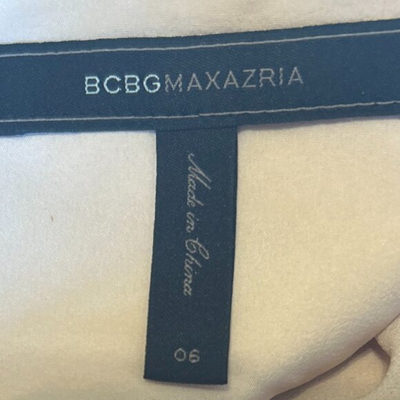 BCBGMaxAzria SZ6 Britt Bare Pink Flowy  Dress Cut Outs Fairy Coquette Party - Picture 13 of 14